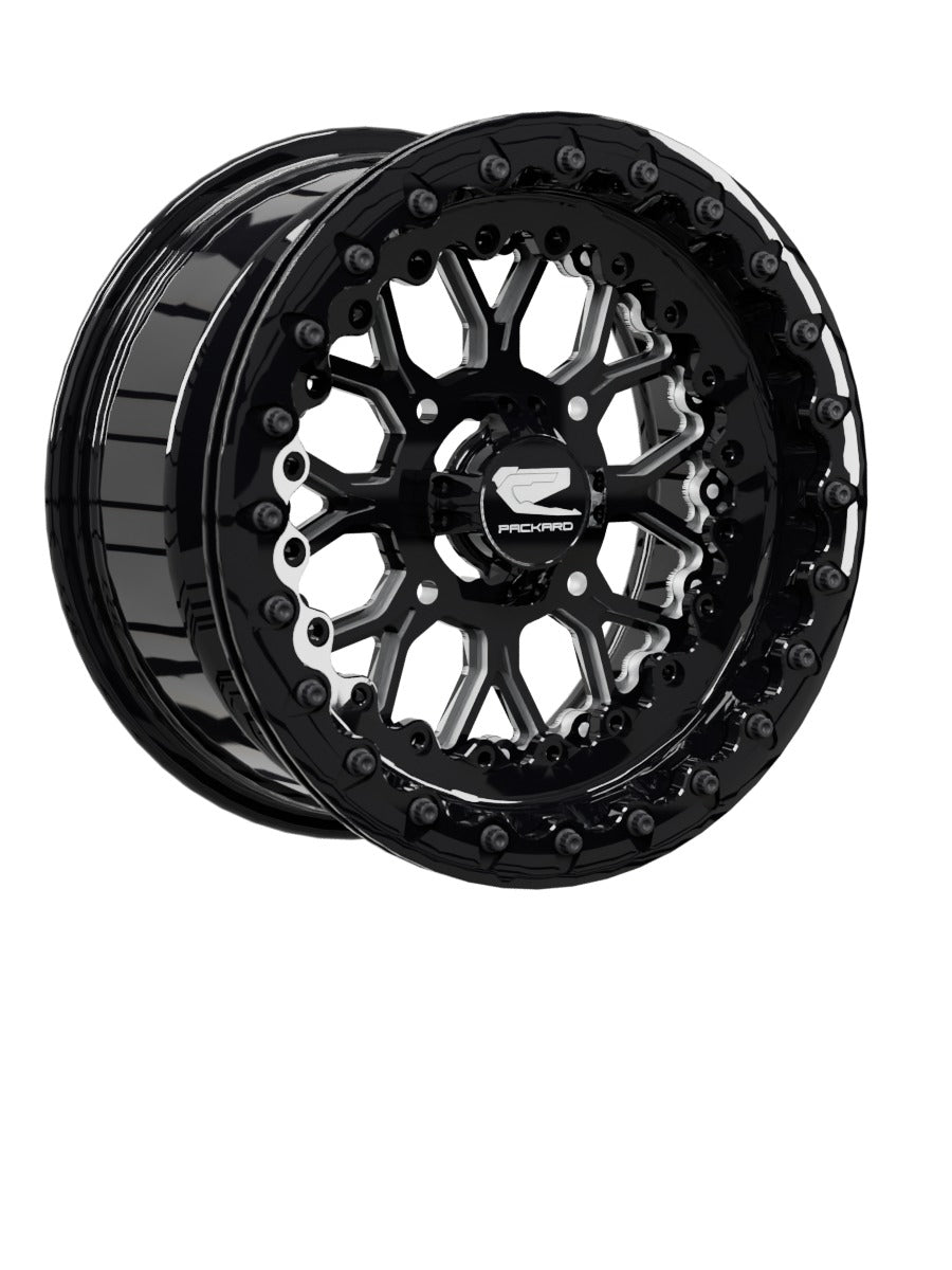 Wishbone - FF Forged Beadlock - Gloss Black - 15x7 | 4x136 / Gloss Black V.1