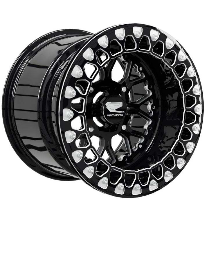 Wishbone - FF Forged Beadlock - Gloss Black - 15x11 | 4x136 / Contrast Machined V.2