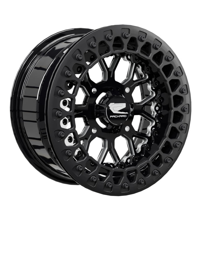 Wishbone - FF Forged Beadlock - Gloss Black - 15x7 | 4x136 / Satin Black V.2
