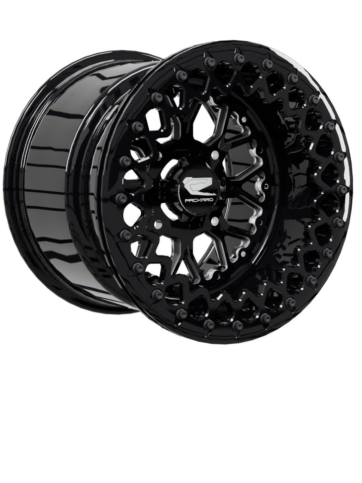 Wishbone - FF Forged Beadlock - Gloss Black - 15x11 | 4x136 / Gloss Black V.3