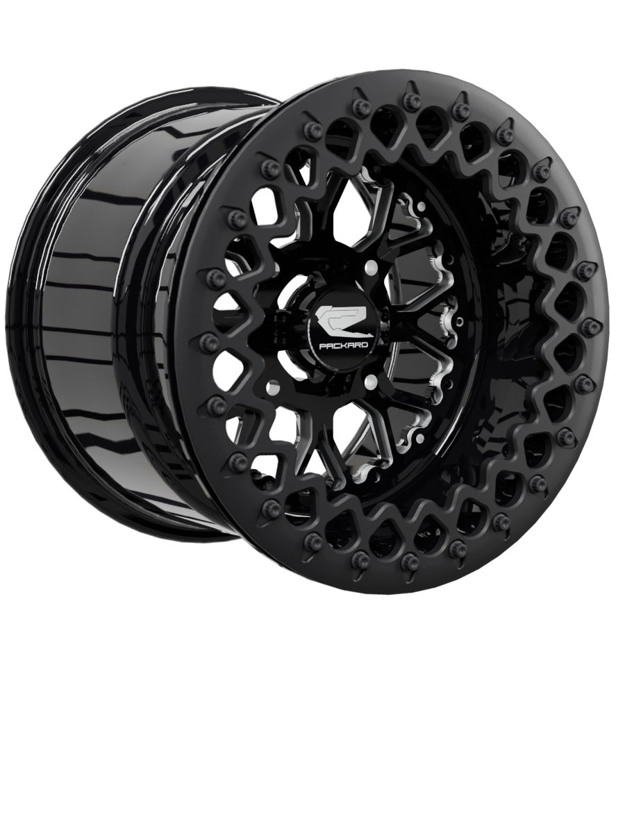 Wishbone - FF Forged Beadlock - Gloss Black - 15x11 | 4x136 / Satin Black V.3