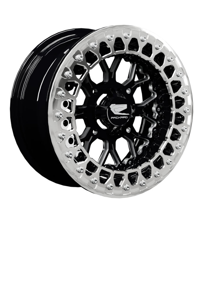 Wishbone - FF Forged Beadlock - Gloss Black - 15x7 | 4x136 / Polished V.2