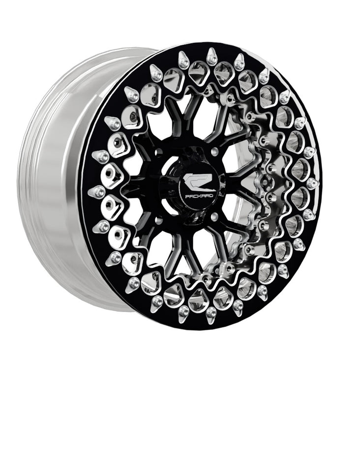 Wishbone - FF Forged Polished Beadlock - Gloss Black - 15x7 | 4x136 / Contrast Machined V.3