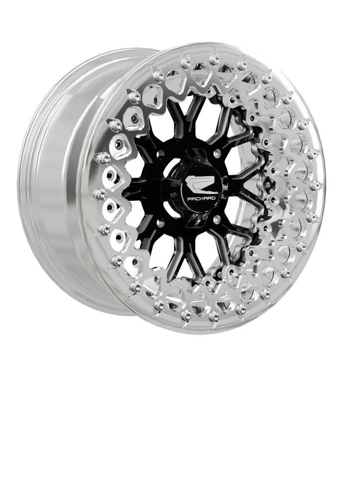 Wishbone - FF Forged Polished Beadlock - Gloss Black - 15x7 | 4x136 / Polished V.3