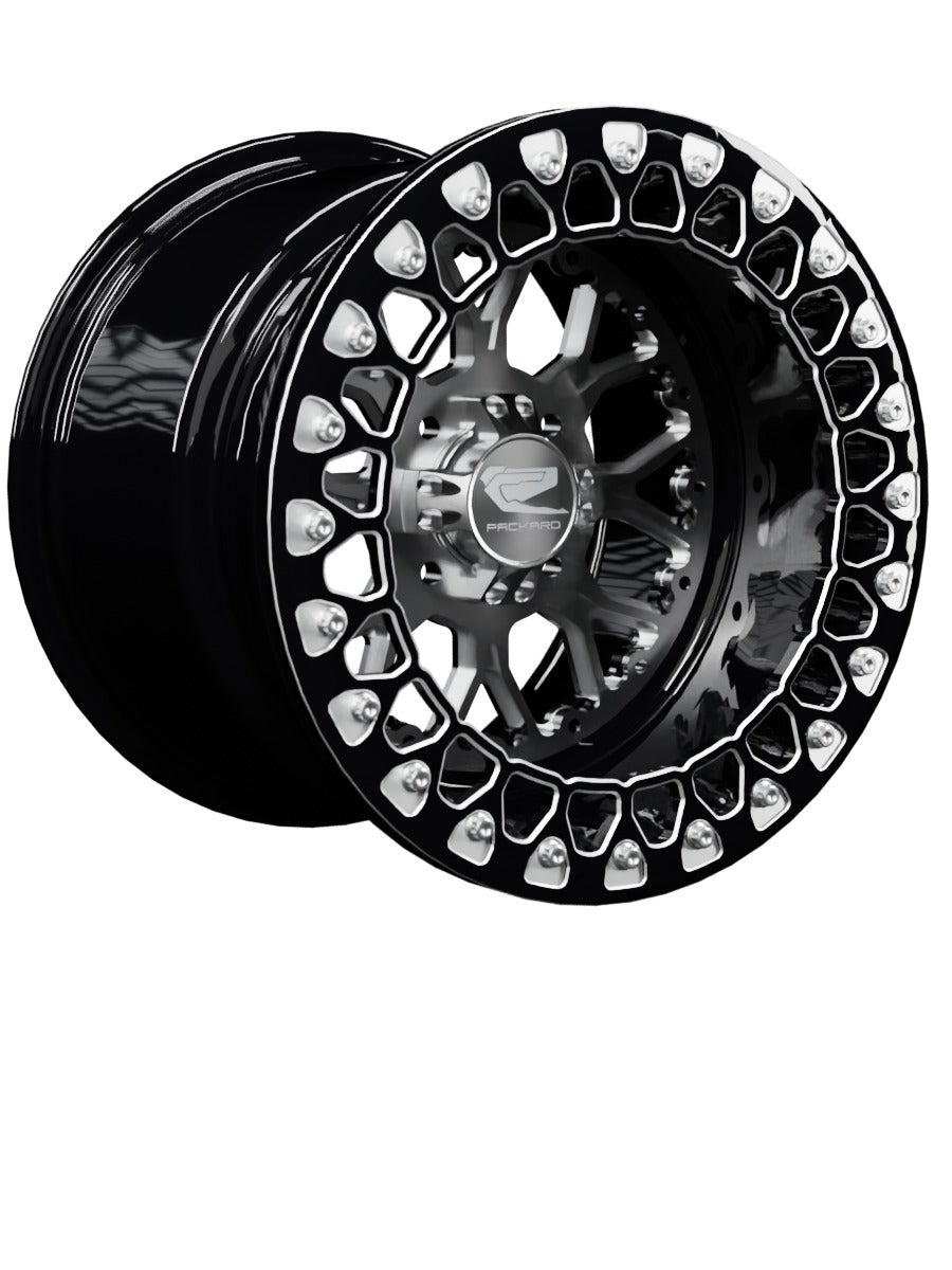 Wishbone - FF Forged Beadlock - Silver 4x110 - 15x11 | 4x110 / Contrast Machined V.2 / No
