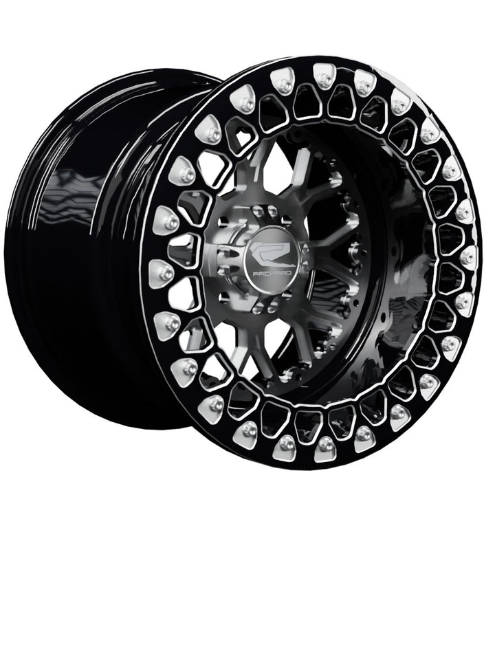 Wishbone - FF Forged Beadlock - Silver 4x110 - 15x11 | 4x110 / Contrast Machined V.2 / No