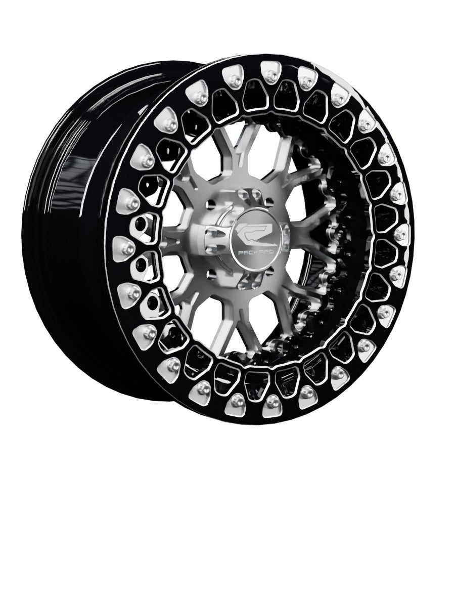 Wishbone - FF Forged Beadlock - Silver 4x110 - 15x7 | 4x110 / Contrast Machined V.2 / No