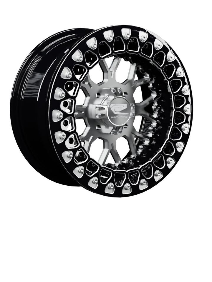 Wishbone - FF Forged Beadlock - Silver 4x110 - 15x7 | 4x110 / Contrast Machined V.2 / No
