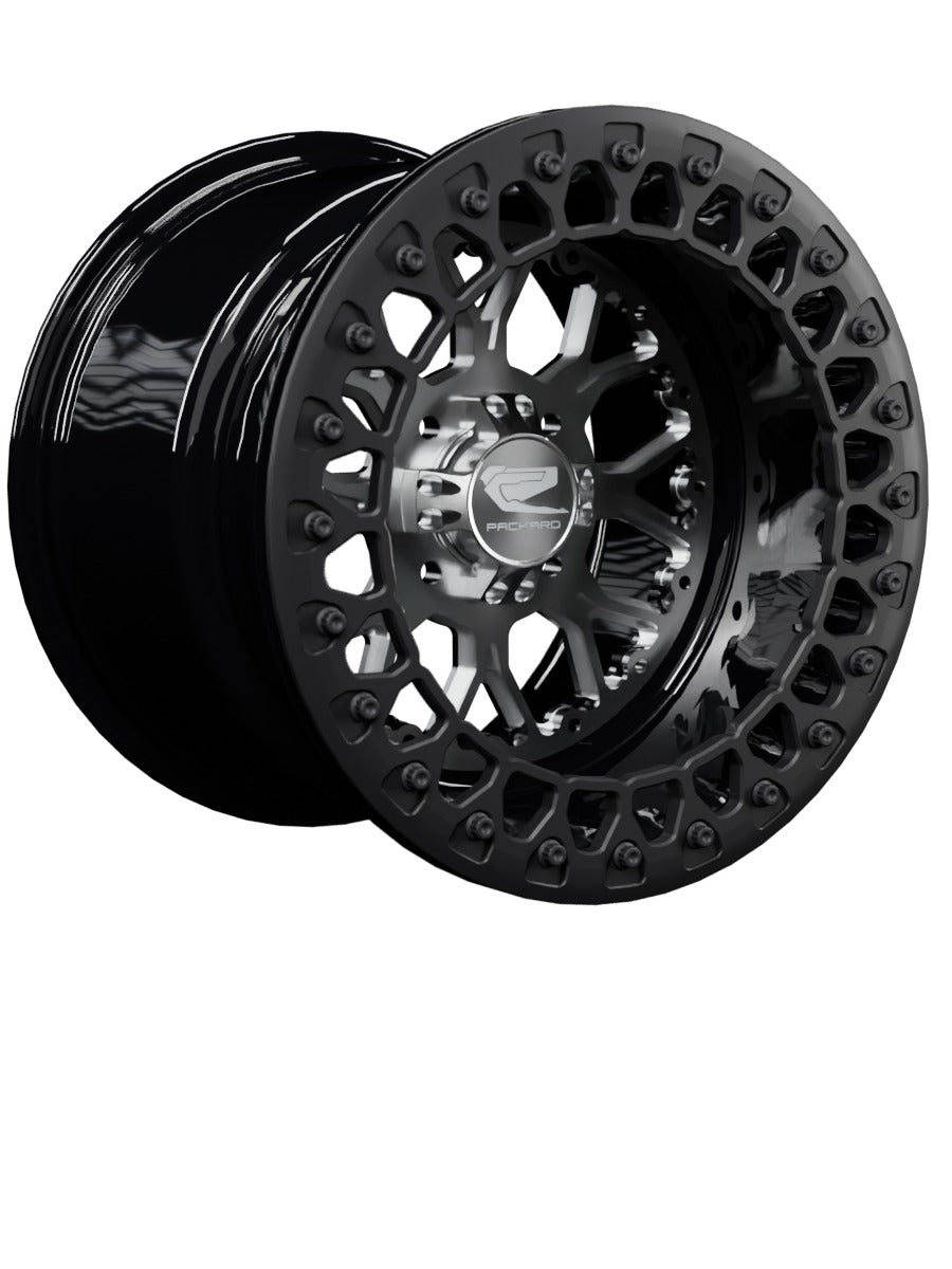 Wishbone - FF Forged Beadlock - Silver 4x110 - 15x11 | 4x110 / Satin Black V.2 / No