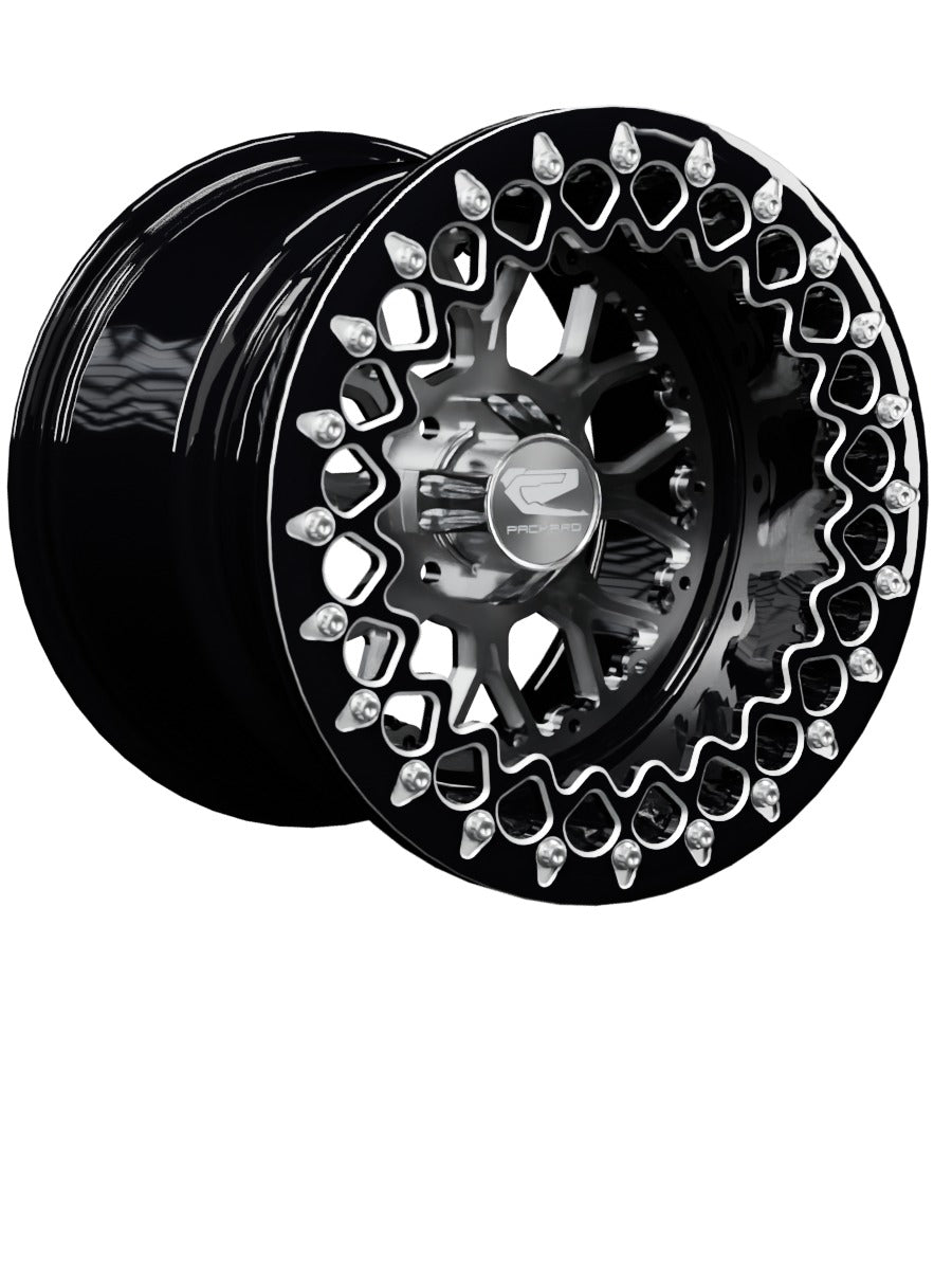 Wishbone - FF Forged Beadlock - Silver 4x110 - 15x11 | 4x110 / Contrast Machined V.3 / Yes
