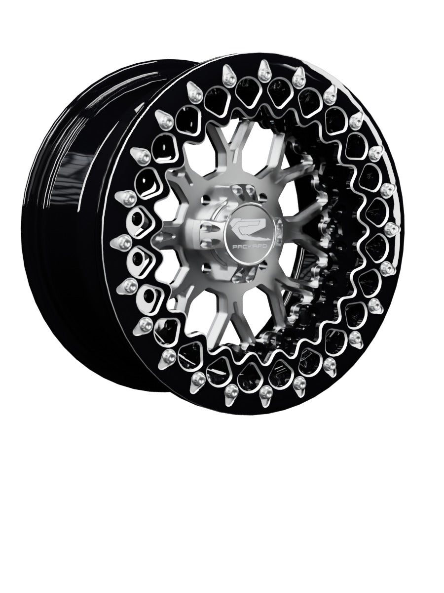 Wishbone - FF Forged Beadlock - Silver 4x110 - 15x7 | 4x110 / Contrast Machined V.3 / No