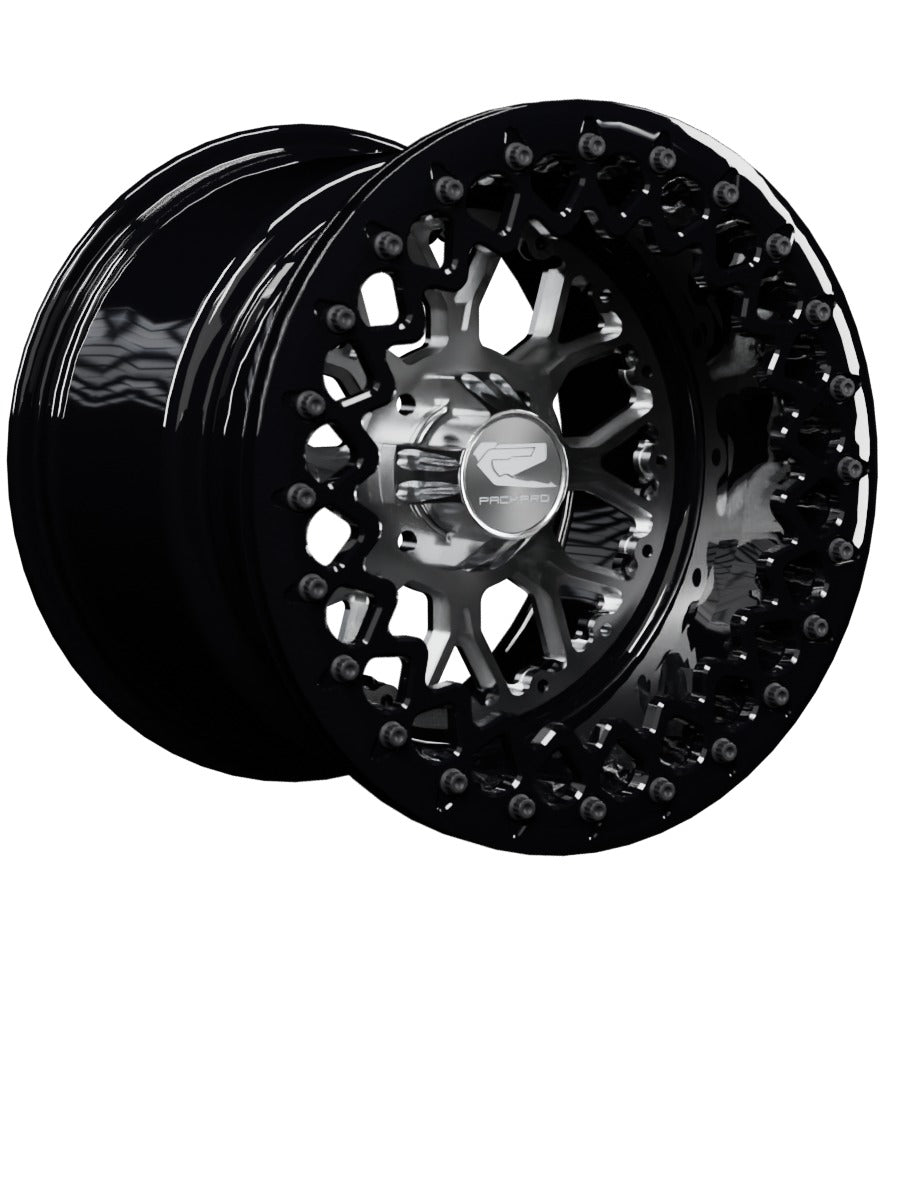 Wishbone - FF Forged Beadlock - Silver 4x110 - 15x11 | 4x110 / Gloss Black V.3 / Yes