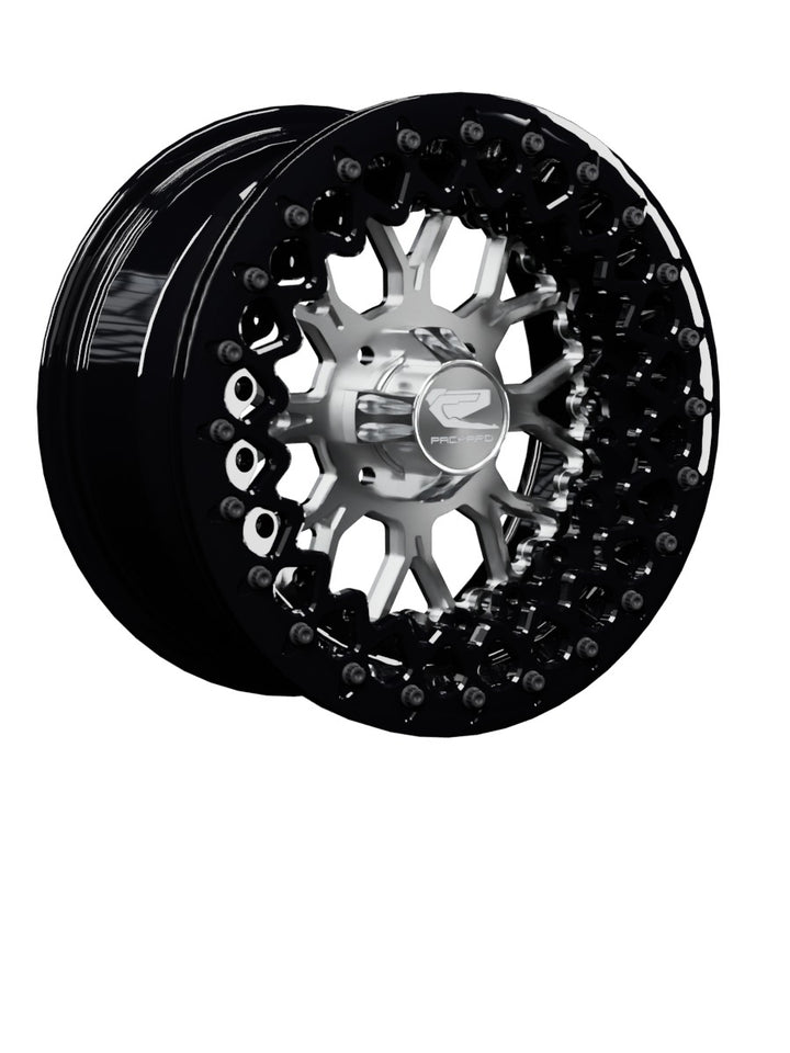 Wishbone - FF Forged Beadlock - Silver 4x110 - 15x7 | 4x110 / Gloss Black V.3 / Yes