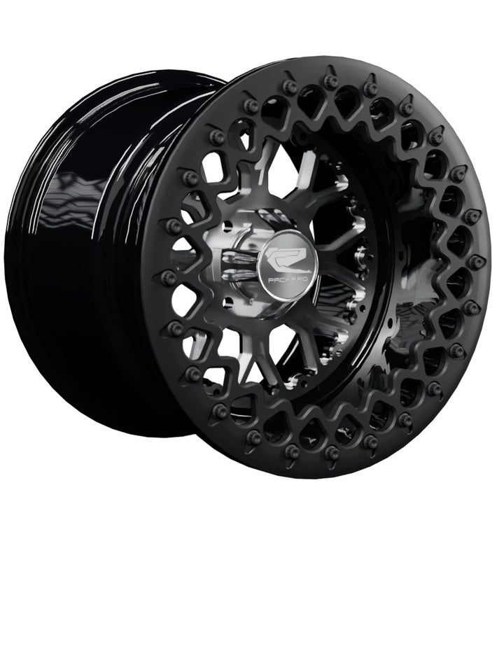 Wishbone - FF Forged Beadlock - Silver 4x110 - 15x11 | 4x110 / Satin Black V.3 / Yes