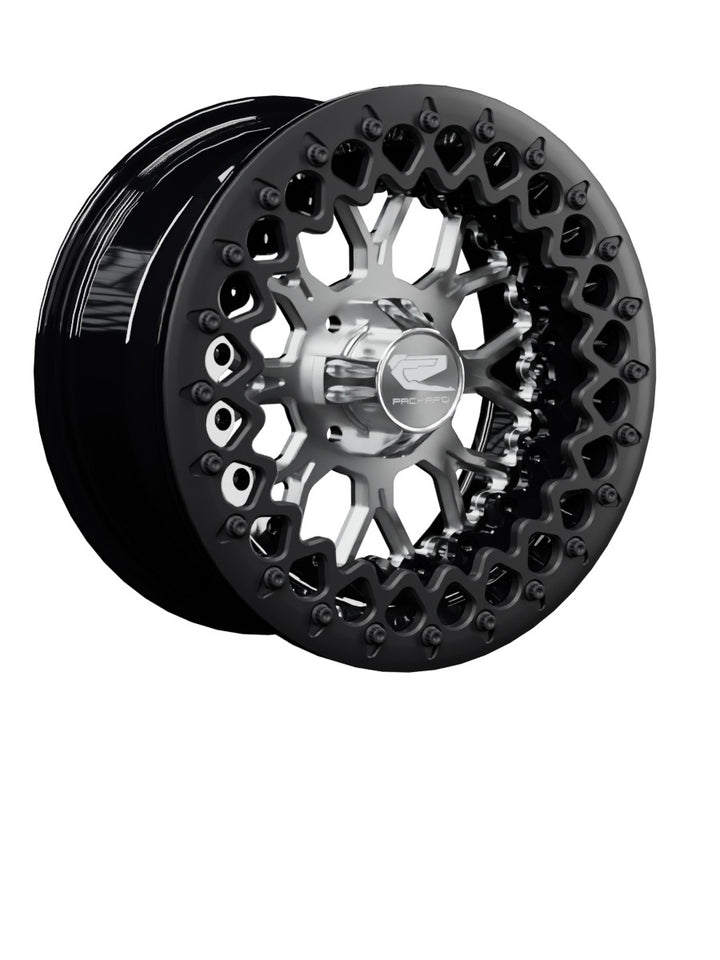Wishbone - FF Forged Beadlock - Silver 4x110 - 15x7 | 4x110 / Satin Black V.3 / Yes