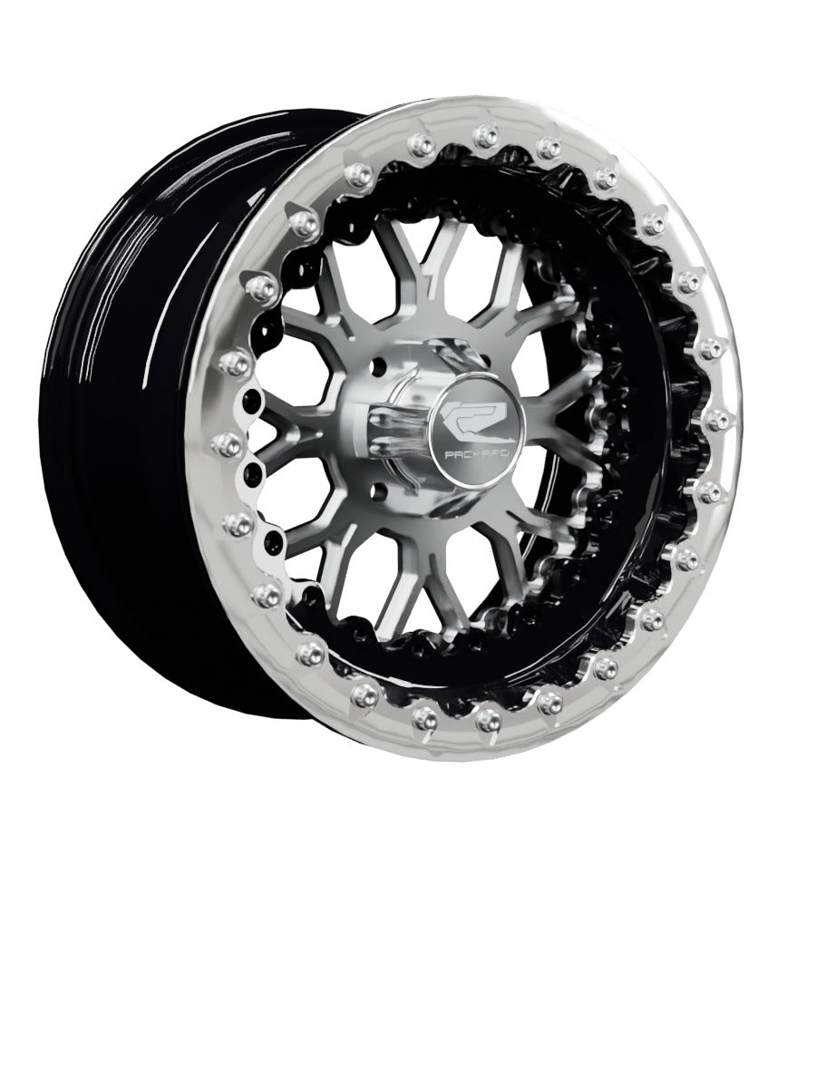 Wishbone - FF Forged Beadlock - Silver 4x110 - 15x7 | 4x110 / Polished V.1 / Yes