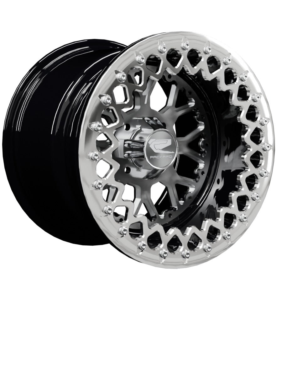 Wishbone - FF Forged Beadlock - Silver 4x110 - 15x11 | 4x110 / Polished V.3 / Yes