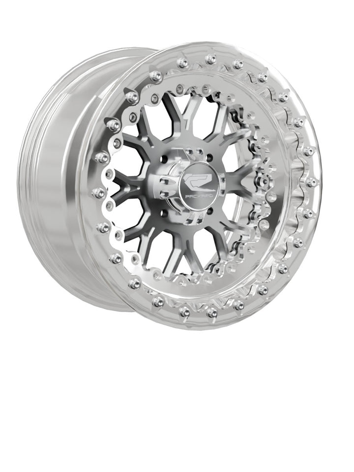 Wishbone - FF Forged Polished Beadlock - Silver 4x110 - 15x7 | 4x110 / Polished V.1 / No
