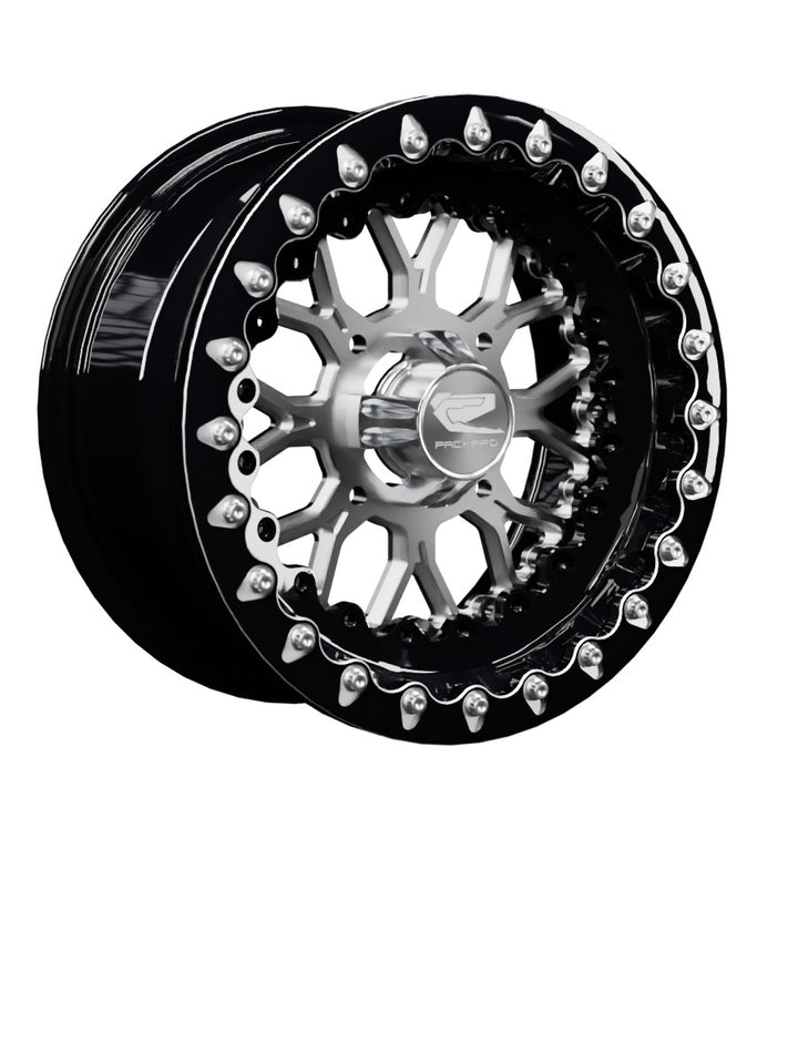 Wishbone - FF Forged Beadlock - Silver - 15x7 | 4x136 / Contrast Machined V.1 / Yes