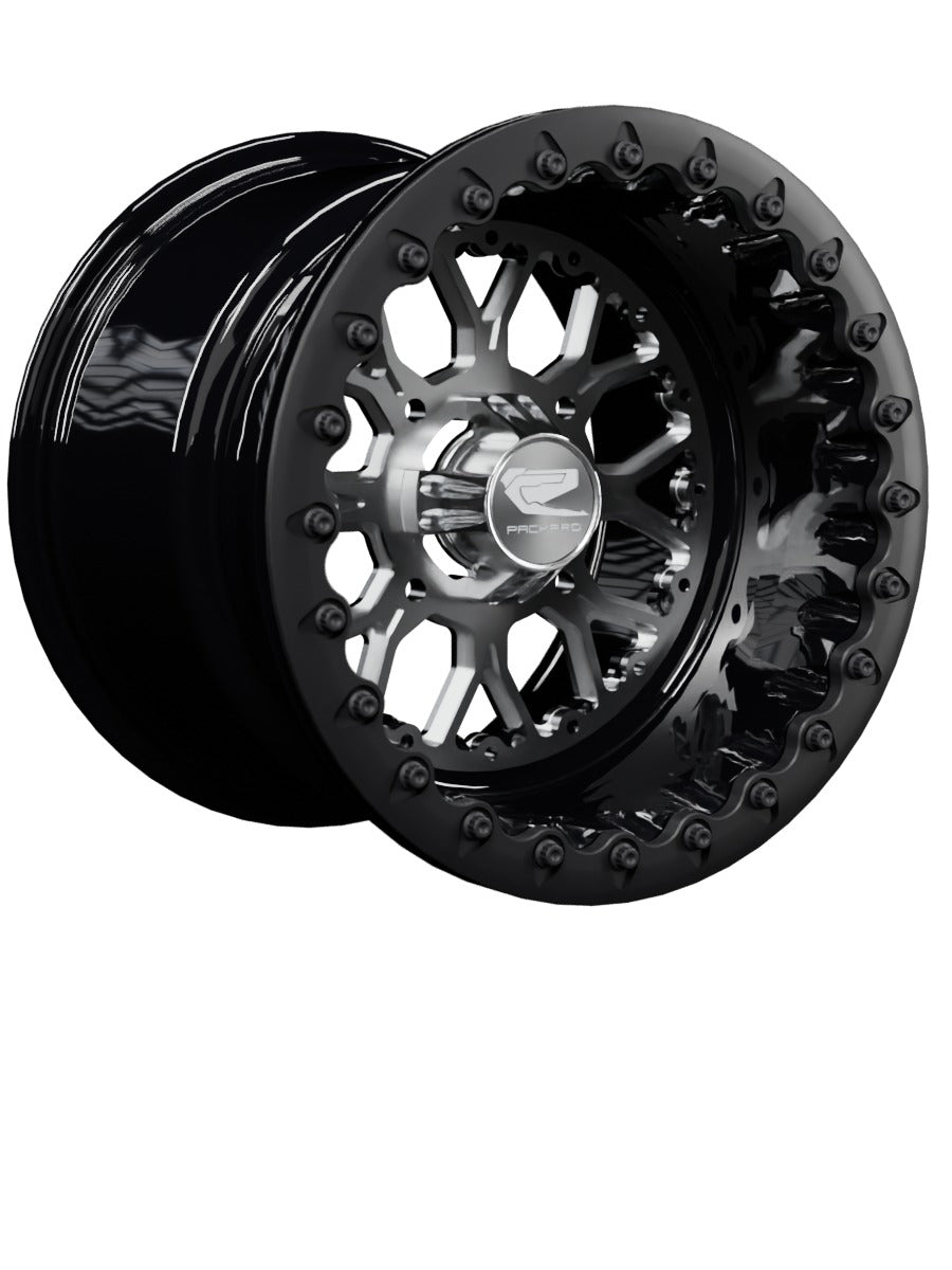 Wishbone - FF Forged Beadlock - Silver - 15x11 | 4x136 / Satin Black V.1 / Yes