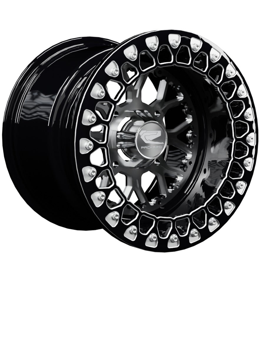 Wishbone - FF Forged Beadlock - Silver - 15x11 | 4x136 / Contrast Machined V.2 / Yes