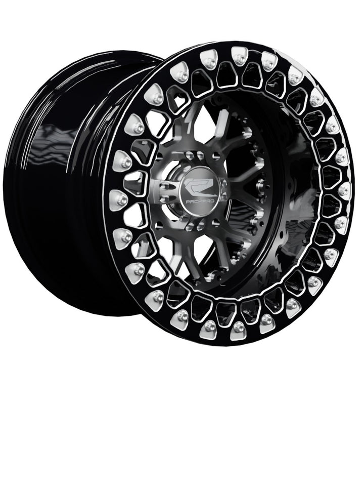 Wishbone - FF Forged Beadlock - Silver - 15x11 | 4x136 / Contrast Machined V.2 / No