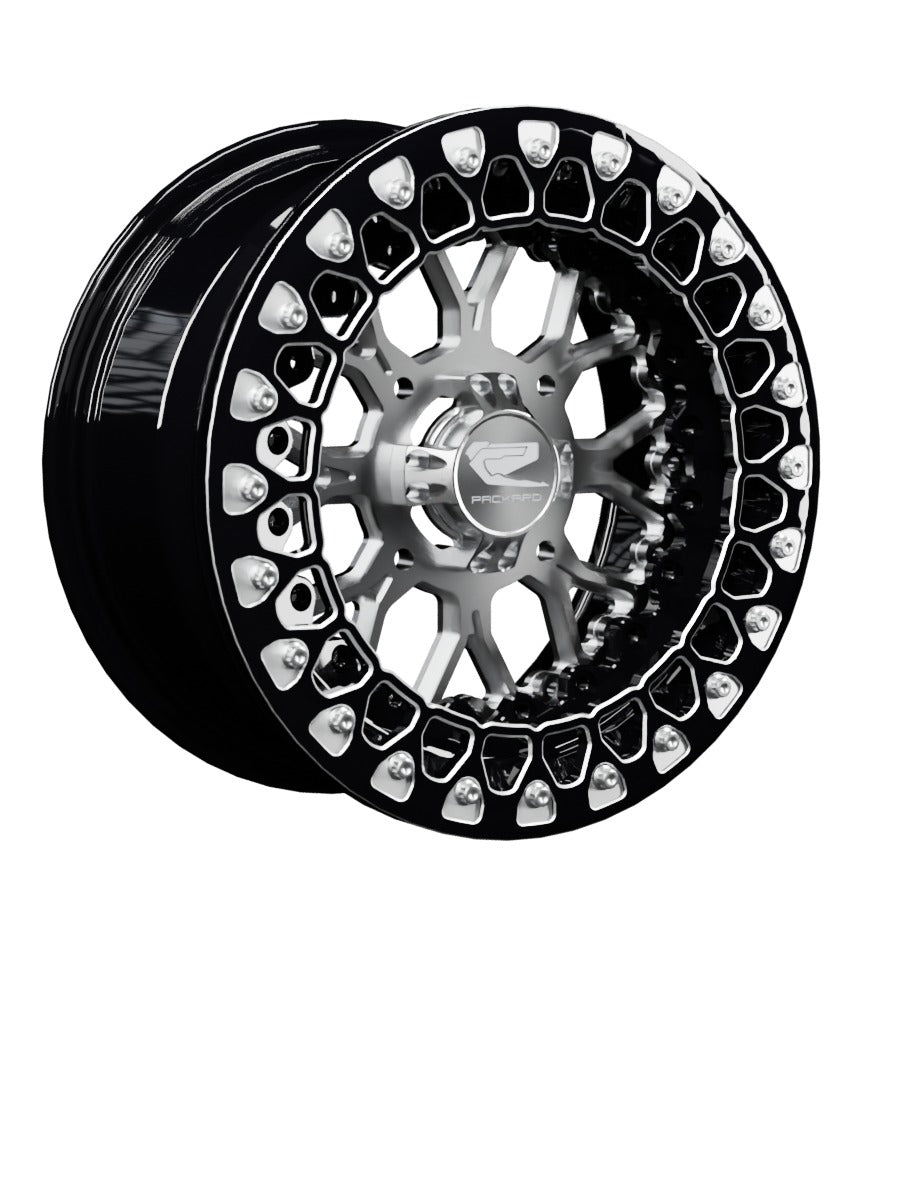 Wishbone - FF Forged Beadlock - Silver - 15x7 | 4x136 / Contrast Machined V.2 / No
