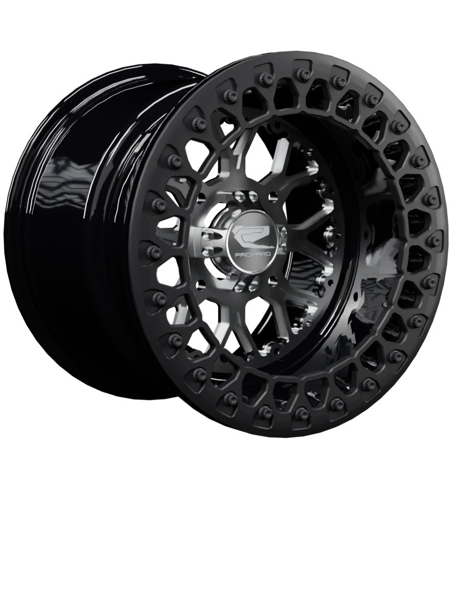 Wishbone - FF Forged Beadlock - Silver - 15x11 | 4x136 / Satin Black V.2 / No