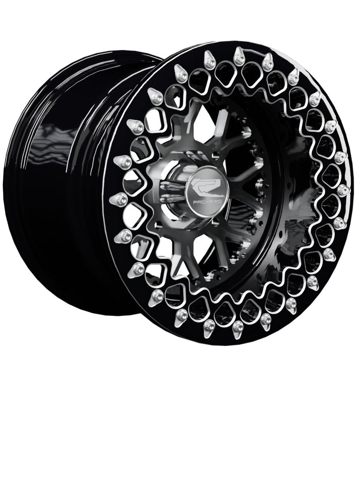 Wishbone - FF Forged Beadlock - Silver - 15x11 | 4x136 / Contrast Machined V.3 / Yes