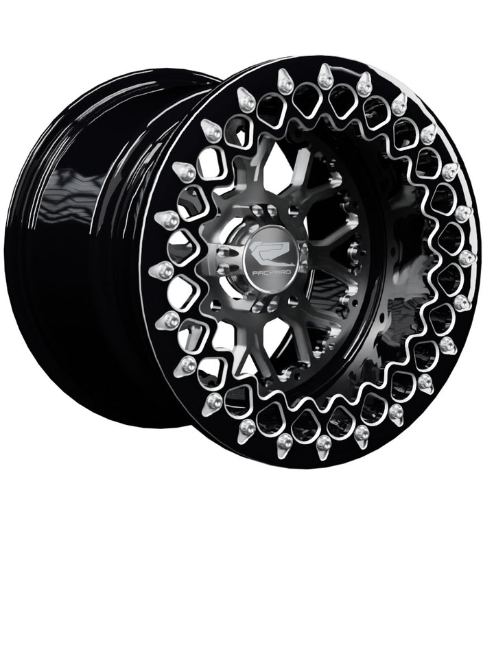 Wishbone - FF Forged Beadlock - Silver - 15x11 | 4x136 / Contrast Machined V.3 / No