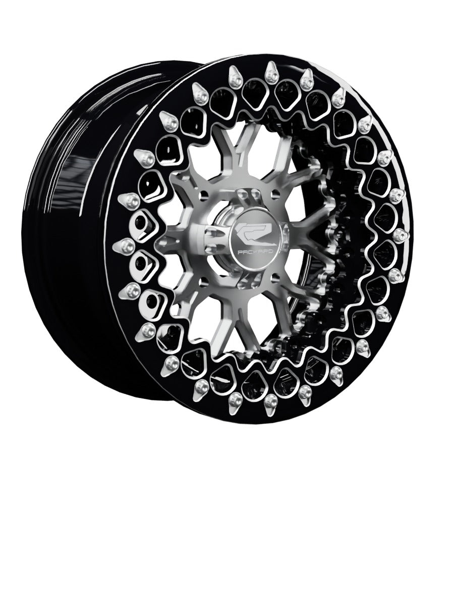 Wishbone - FF Forged Beadlock - Silver - 15x7 | 4x136 / Contrast Machined V.3 / No