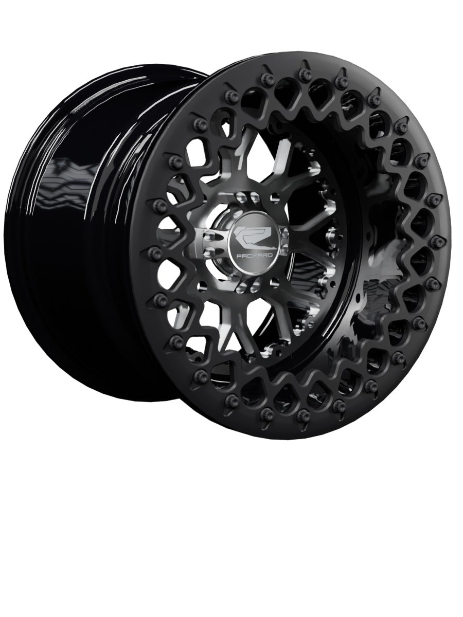 Wishbone - FF Forged Beadlock - Silver - 15x11 | 4x136 / Satin Black V.3 / No