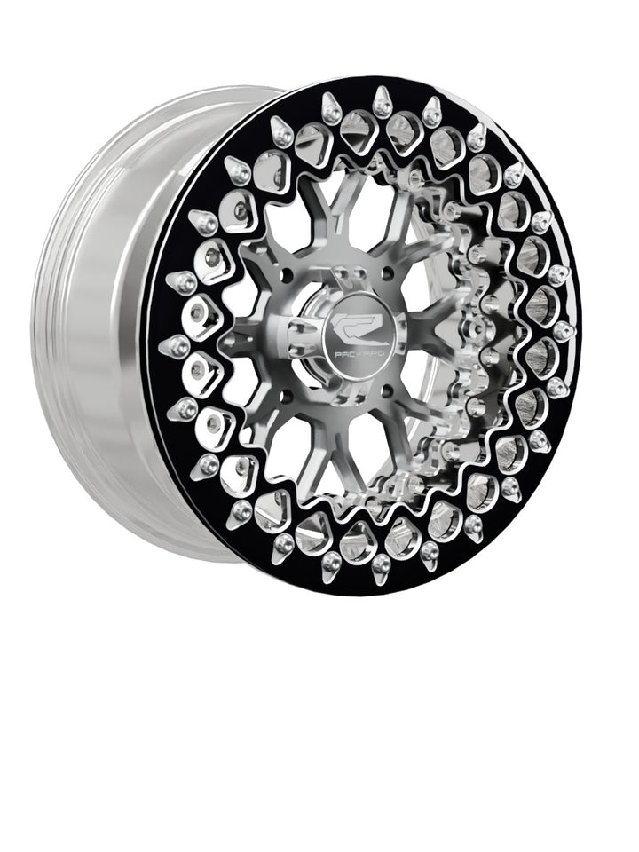 Wishbone - FF Forged Polished Beadlock - Silver - 15x7 | 4x136 / Contrast Machined V.3 / No