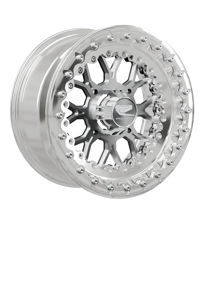 Wishbone - FF Forged Polished Beadlock - Silver - 15x7 | 4x136 / Polished V.1 / Yes