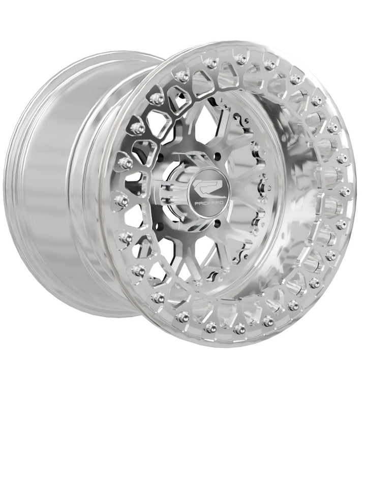 Wishbone - FF Forged Polished Beadlock - Silver - 15x11 | 4x136 / Polished V.2 / Yes